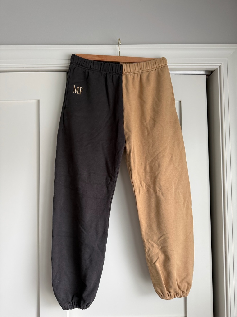 Mayfair split leg sweatpants in espresso